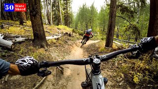 The PERFECT mountain bike trail 🇺🇸 50 STATE SHRED COLORADO [upl. by Lenna]