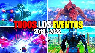 Evolución de los EVENTOS de Fortnite Capítulo 1  Capítulo 3 [upl. by Nabois]