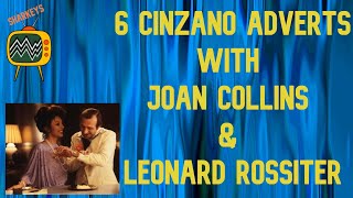 ALL SIX 1970S CINZANO Adverts with Joan Collins amp Leonard Rossiter [upl. by Yrbua998]