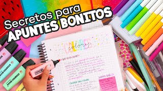 Cómo hacer APUNTES BONITOS y FÁCILES ✄ Craftingeek [upl. by Dorisa62]