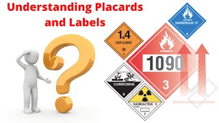 DOT Chart 16 Understanding HazMat Placards and Labels [upl. by Suoivatnod]