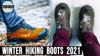 Top 10 Hiking Boots for the Winter Season of 20212022 Waterproof and Insulated Models [upl. by Nage]