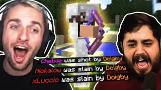 DOIGBY EST SEUL CONTRE TOUS  😳 Minecraft UHC Zelda [upl. by Etnoj]