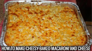 THE EASIEST AND CHEESIEST MACARONI AND CHEESE RECIPE [upl. by Gannon921]