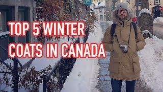 Top 5 Winter Coats in Canada [upl. by Sergias321]