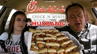 ChickfilA ⭐CHICKnMINIS MUKBANG⭐ Food Review [upl. by Elletsyrc]