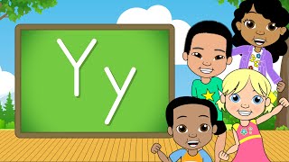 The Letter Y as a Consonant  Alphabet AZ  Jack Hartmann Alphabet Song [upl. by Anialram]