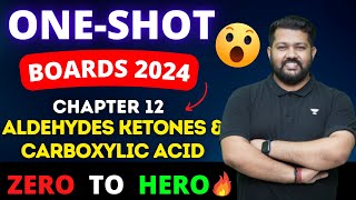 Aldehydes Ketones amp Carboxylic Acids  Full Chapter in One Shot  Class 12 Chemistry Bharat Panchal [upl. by Ahsinar]