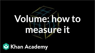 Volume how to measure it  Measurement  PreAlgebra  Khan Academy [upl. by Adnohrahs]