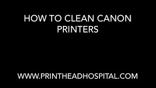 How to clean Canon Printers [upl. by Liva744]