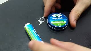 Vick VapoRub Creme 12g R 907  Inalador R 998 [upl. by Nauqyt562]