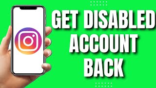 How To Get A Disabled Instagram Account Back 2023 [upl. by Attlee]