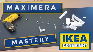 How to Assemble IKEA Kitchen Drawers Ikea Maximera  An EASY Guide [upl. by Attenyt]