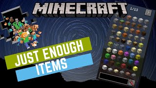 JEI  Just Enough Items Full Tutorial [upl. by Seugram]