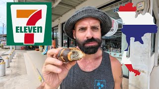 24 Hours Only Eating from 7Eleven Thailand [upl. by Einahpts]