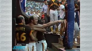 The Braves and Padres brawl multiple times in one game back in 1984 a breakdown [upl. by Agnesse]