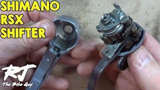 How To DisassembleReassemble Shimano RSX STI ShiftersBrifters Right Shifter [upl. by Enilrad345]