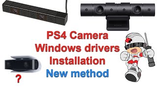 Tutorial  PS4 Camera Windows drivers Installation New method [upl. by Ekaterina]