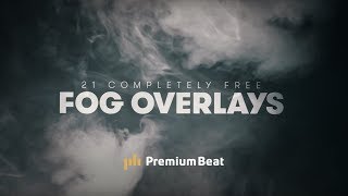 21 FREE 4K Fog Overlays  PremiumBeatcom [upl. by Nylecsoj]