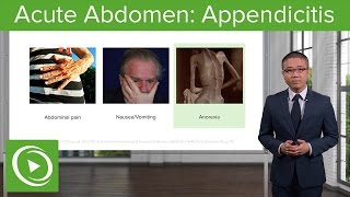 Acute Abdomen Appendicitis – General Surgery  Lecturio [upl. by Nuhsyar]