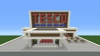 Minecraft Tutorial How To Make A Super Market Tesco [upl. by Roselin]