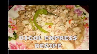 Bicol Express Recipe [upl. by Hicks675]