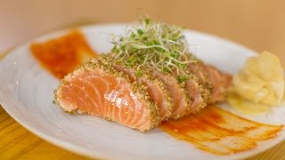 Bearded Salmon Sashimi [upl. by Aker]