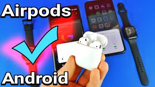 AirPods su Android Recensione ITA [upl. by Ealasaid]