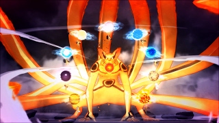 Naruto Uzumaki  Super Tailed Beast RasenShuriken Barrage [upl. by Vardon146]