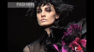 GIANFRANCO FERRE Fall Winter 2001 2002 Milan  Fashion Channel [upl. by Adniled]