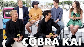 Cobra Kai Serves Up quotBad Senseisquot and Love Triangles  FULL CAST INTERVIEW [upl. by Labana]