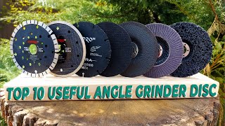 Top 10 awesome and useful angle grinder discs [upl. by Fawnia]