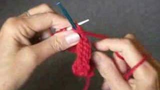 HOW TO KNIT BINDING OFF PURL VIDEO [upl. by Iras]