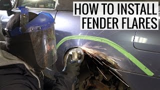 HOW TO INSTALL FENDER FLARES  PROJECT BADASS2000 WIDEBODY  EP08 [upl. by Ecissej]