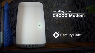 CenturyLink Install How to setup your C4000 modem [upl. by Yspyg]