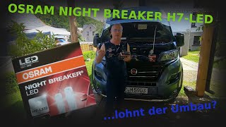 OSRAM NIGHT BREAKER H7LED  lohnt der Umbau [upl. by Elaweda]