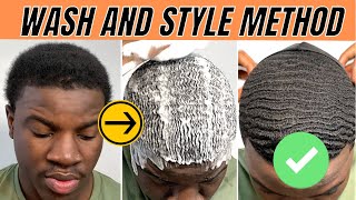 Wash amp Style Method  360 Waves TutorialWalkThrough [upl. by Adnahsor427]