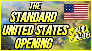 The Standard United States Build Order AOE3 [upl. by Bevers617]