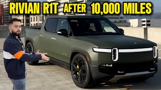 Rivian R1T Review After 10K Miles amp Cybertruck Comparison [upl. by Clark]