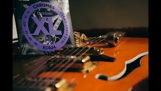 Flatwound VS Roundwound Strings  Gretsch 6120 Nashville [upl. by Bathulda]