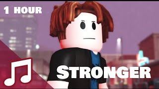 Roblox Music Video ♪ quotStrongerquot The Bacon Hair  1 HOUR [upl. by Bristow]