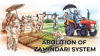 Abolition of Zamindari System  Chapter 16  8th class  Social studies [upl. by Penrose]