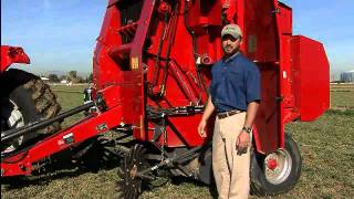 Massey Ferguson 1745 Round Baler [upl. by Ollehcram]