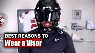 Top 5 Reasons to and Not to Wear a Football Visor [upl. by Gnourt]