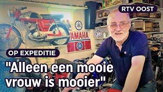 Klassieke motoren Paul 66 heeft zijn schuur er vol mee staan  RTV Oost [upl. by Morten625]