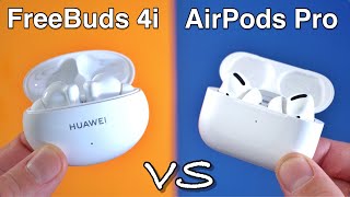 Huawei FreeBuds 4i VS Apple AirPods Pro  Which Ones are Better [upl. by Birdie274]