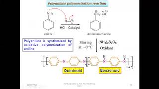 Polyaniline  Conducting polymerSynthesis properties and applications [upl. by Raseda]