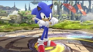 Super Smash Bros  Sonic Reveal Trailer [upl. by Ylrehs]