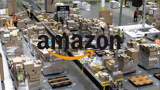 Amazon Sorting Facility Life of a Package [upl. by Naicul930]