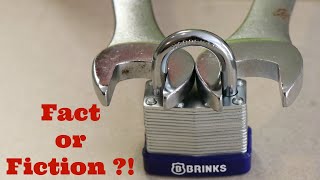 The TRUTH about HOW TO OPEN a LOCK with a NUT wrench [upl. by Ettenom211]